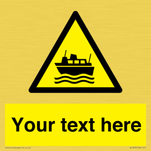 Custom warning ferries crossing vessels
